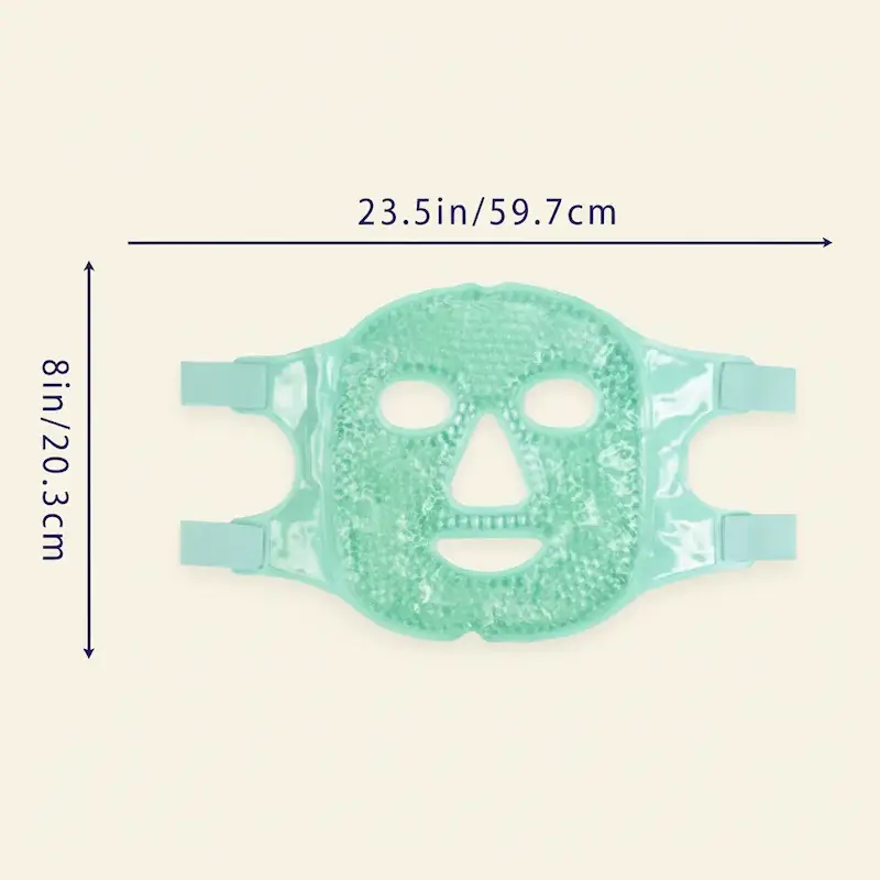 Masque facial Cryothérapie – Hydra-Gel™ (Anti-Cernes, Migraines & Relaxation) 💆♀️ – Image 2